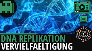 DNA Replikation│Biologie Lernvideo Learning Level Up KI [upl. by Llener]