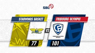 Starwings Basket vs Fribourg Olympic  Game Highlights [upl. by Yeldahc]