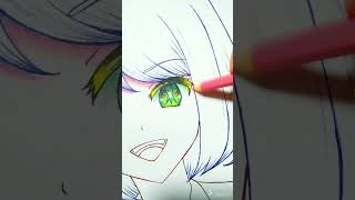 Parte 04  Drawing Akane Kurokawa anime drawing shorts [upl. by Anerehs542]