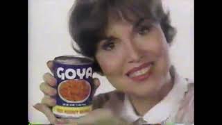 Goya Beans Ad with Zohra Lampert 1987 low quality [upl. by Clive139]