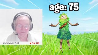 Meet the OLDEST Player in Fortnite shes 75 [upl. by Arimay133]