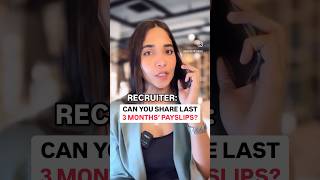 ASKED TO SHARE LAST 3 MONTHS’ PAYSLIPS SAVE THIS ✅ interview payslips job career recruiter [upl. by Forsyth]