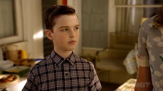 Sheldon And Amy Name Their Child Leonard Cooper  Young Sheldon Season 4 Episode 1 [upl. by Essie]