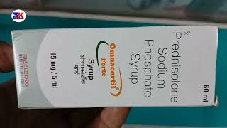 Omnacortil Forte Syrups  Prednisolone Sodium Phosphate Syrup  Omnacortil Forte Syrup Uses Benefits [upl. by Enirol]