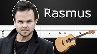 In the Shadows  The Rasmus Guitar Tabs Guitar Tutorial Guitar Lesson [upl. by Lehsar]