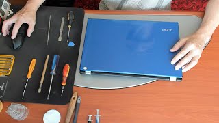 Disassembly Acer TravelMate 5760 5760G 2314G50Mnbk ZRJ LXV3X0C005 [upl. by Gemina948]