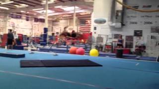 2013 Summer Training L10 Floor  Front Full Punch Front Layout  Madison Massey [upl. by Doscher]