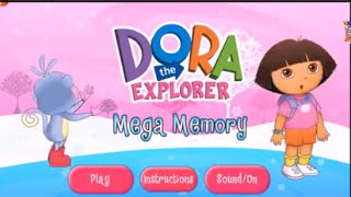 Dora Mega Memory Matching Online Game – Baby Girl Games [upl. by Ariam]