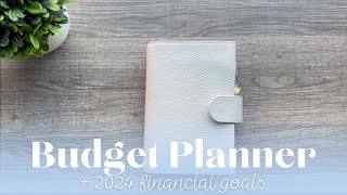 2024 Budget Planner  Financial Goals  Debt Free Journey  Savings [upl. by Serafine]