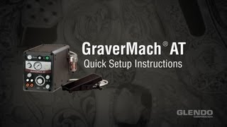 Hand Engraving amp Stone Setting Tools GraverMach AT Quick Setup [upl. by Arda]