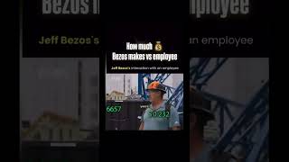 How much bezos Makes vs employee jeffbezos money employment y [upl. by Terrej]