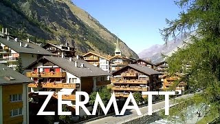 SWITZERLAND Zermatt village 1620m [upl. by Anikas315]