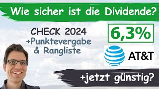 ATampT Aktienanalyse 2024 Wie sicher ist die Dividende günstig bewertet [upl. by Doy432]