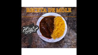 RECETA DE MOLE [upl. by Alleber]