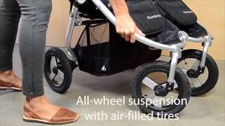 2016  2017 Bumbleride Indie Twin Stroller Features  Mobile 2018 Now Available [upl. by Lapointe712]