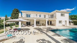 Spectacular Villa next to the beach in Golden Mile  W02HZZG  Engel amp Völkers Marbella [upl. by Eisler]