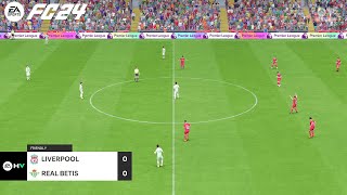 FC 24  Liverpool vs Real Betis  Club Friendly  Full Match amp Gameplay [upl. by Kristin821]