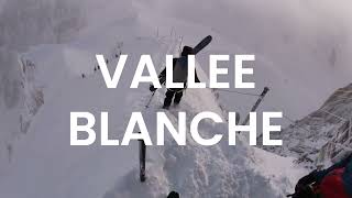 First VALLEE BLANCHE of the Season  Deep POWDER and Poor Vis [upl. by Skipper]