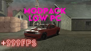 MODPACK LOW PC SAMP 999 FPS FPS BOOST ✔️ [upl. by Eladnwahs]