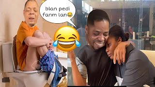 mezanmi sa resi bel 🤣 pa kite stres tiyew vin retire tout la 🤣😅🤣 blan pedi fanm lan 😂🤣😅 neg pranl [upl. by Lihcox]