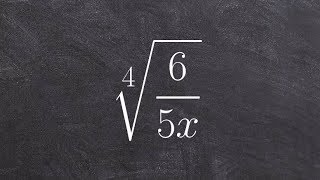 Simplify a root of a rational expression by rationalizing the denominator [upl. by Leonelle]