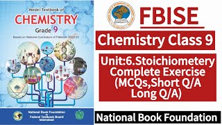 Class 9 Chemistry Unit 6 Complete Exercise  New Syllabus 2024LearnOnlineWithAnum [upl. by Ecurb]