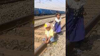 funny comedy prank indianrailways railfacts railway honking rail train salute [upl. by Anassor]