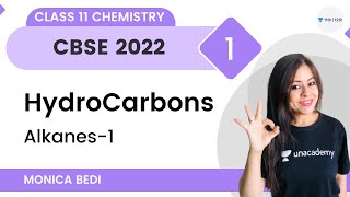 Hydrocarbons  Alkanes  1  L1  Class 11 Chemistry  Monica Bedi [upl. by Ellerehs]