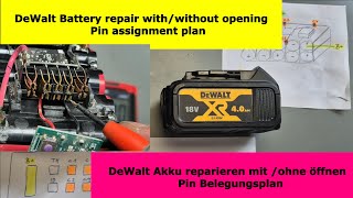 DeWalt battery repair from A to Z Pin connection diagram Everything you need to know [upl. by Eisus363]