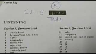 HOST FAMILY APPLICANT ANSWER KEY CAMBRIDGE IELTS 5 TEST 4 LISTENING ANSWER KEY [upl. by Ruscher358]