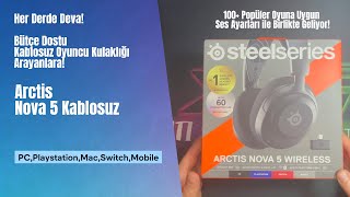 Arctis NOVA 5 Kablosuz Oyuncu Kulaklığı KUTU AÇILIŞI ve ÖZELLİKLERİ [upl. by Annodam]