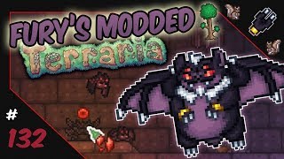 Furys Modded Terraria  132  Bats in the Cathedral [upl. by Aiht]