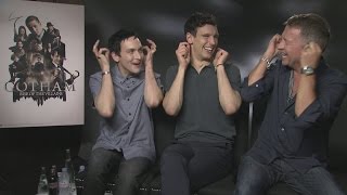 GOTHAM Robin Lord Taylor Cory Michael Smith amp Sean Pertwee reveal future villains [upl. by Anastasio134]