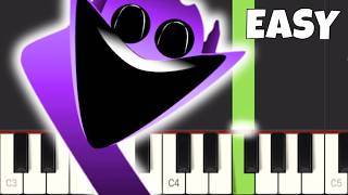 Incredibox Sprunki Phase 4 Themes on Piano  EASY Piano Tutorial [upl. by Inahteb]