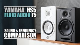 Fluid Audio F5 vs Yamaha HS5  Sound amp Frequency Response Comparison [upl. by Kevyn]