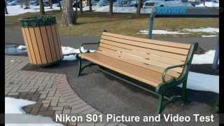 Nikon Coolpix S01 Video and Picture Test [upl. by Jemy]