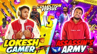 Lokesh Gamer Vs Assassins Army Best Collection Battle Who Will Win The End 🤯 Garena Free Fire [upl. by Messab74]