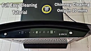 How to Clean Elica Chimney at Home  Chimney Cleaning Tutorial  Kitchen Tips  Jyotis Recipe [upl. by Goth]