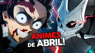 ANIMES QUE VÃO BOMBAR EM ABRIL 2024 💣💥 [upl. by Nnylkoorb461]