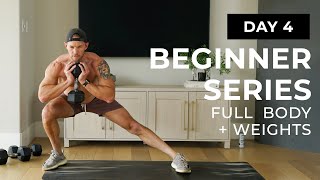 Beginner Series  30 Minute Full Body Dumbbell Workout  Day 4 [upl. by Brookhouse]