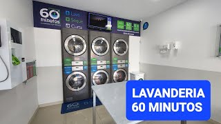 LAVANDERIA 60 MINUTOS  Como funciona o Self Service Quanto custa Vale a pena [upl. by Eynaffit]