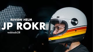 Helm Vintage Kalcer JP ROKR  UNBOXING  REVIEW [upl. by Suoivatnod946]