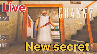 Granny chapter one  horror game granny live  granny new secret granny shortsfeed shorts live [upl. by Ahsinel]