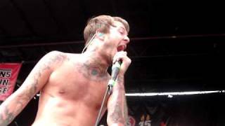 Chiodos  Theres No Penguins In Alaska Live at Warped 2009 Dallas [upl. by Ursala217]