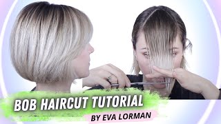 How To Cut Your Own Hair  Bob Haircut Tutorial 2023 by Eva Lorman [upl. by Imugem]