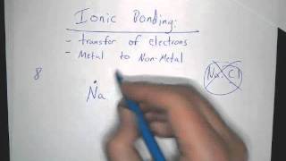 Ionic Bonding Explanation Simple [upl. by Ynatsyd]