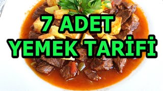 7 ADET YEMEK TARİFİ [upl. by Avik]