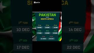 Pakistan vs South Africa series 2024 shedul pakvssouth crickets shorthighlights cricketmarch [upl. by Oech]