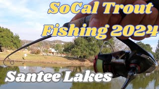 Santee Lakes Fishing 2024 Still Catching them after the ReOpener [upl. by Eillak987]