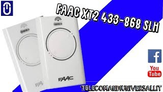 Come Programmare un Telecomando Faac XT2 433868 SLH [upl. by Klump]